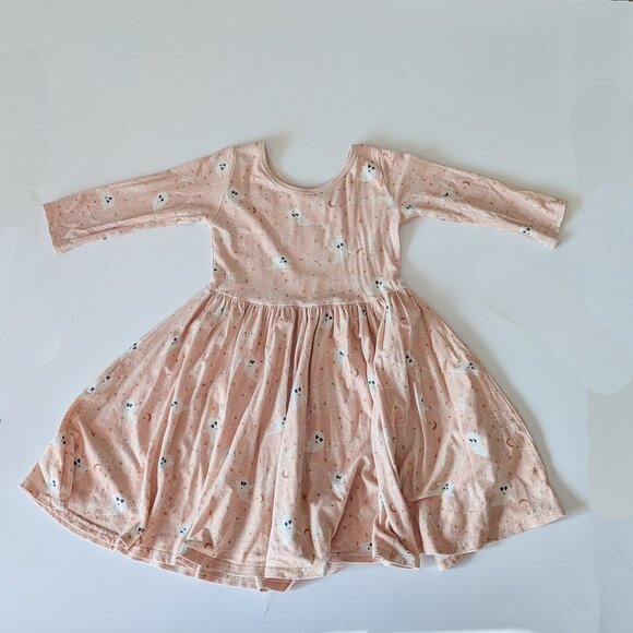 Vivie & Ash Blush Ghost 3/4 sleeve dress SIZE 7 PLAY - Picture 3 of 9